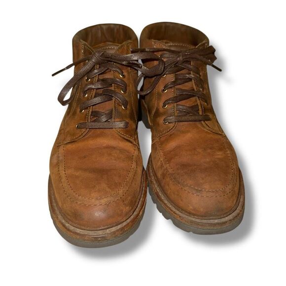 Allen Edmonds Cascade Boots in Brown Leather Suede Made in USA Sz 8 D - Picture 3 of 8